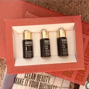NIB Beautycounter Glow n Go Mini Oils & promo